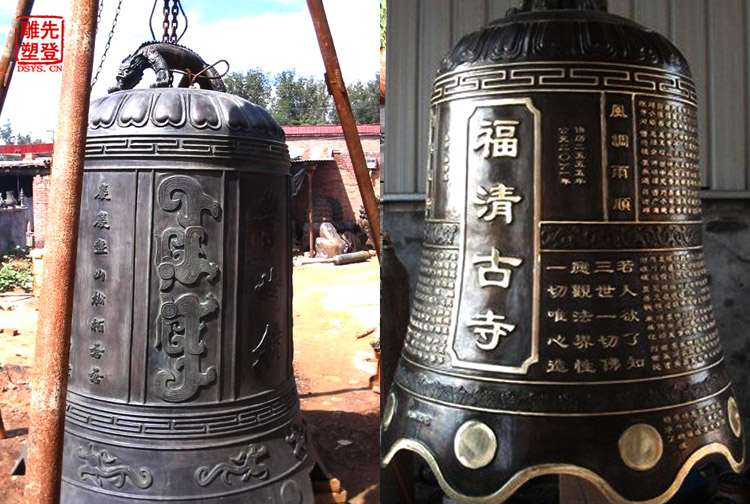 寺廟銅鍾鑄造係列南京雕塑公司雕塑鑄造廠